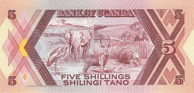Uganda 5 Shilling 1987 p.27